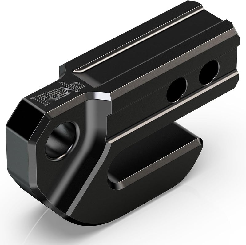 Reno Hitch Slider, 2" Receiver Slider Skid Protection 45,000 lbs Compatible with 3/4" D-Ring or Soft Shackle for Trucks Off-Road Vehicle Towing Recovery Hitch Protection (Aluminum, Black) - Image 1